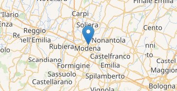 Karte Modena