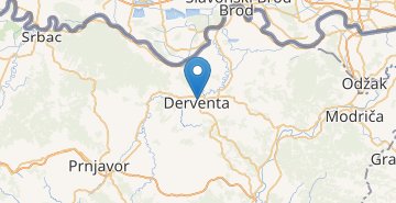 Kaart Derventa