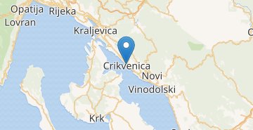 地図 Crikvenica