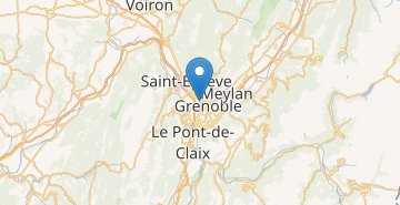 Térkép Grenoble