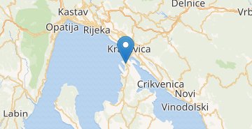 Mapa Rijeka Airport