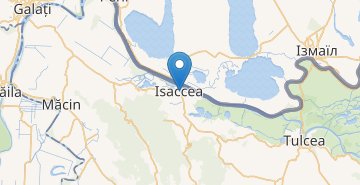 Mapa Isaccea