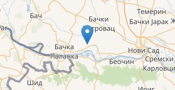Mapa Čelarevo