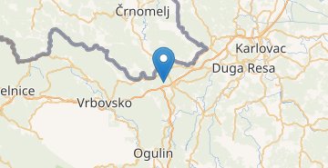 地図 Bosiljevo
