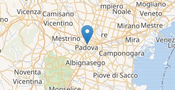 Zemljevid Padova