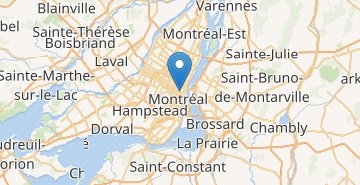 Karte Montréal