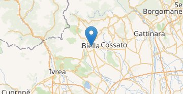 Kaart Biella