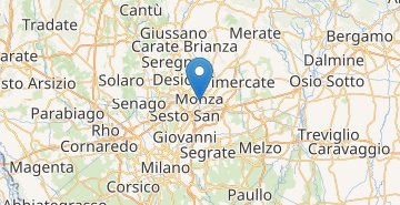 Térkép Monza
