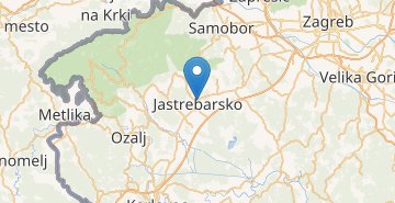 Mapa Jastrebarsko