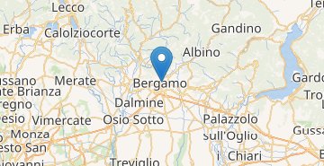 Karte Bergamo