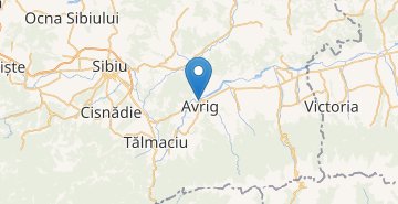 Žemėlapis Avrig