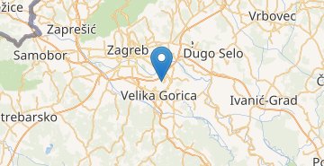 Kaart Zagreb Airport