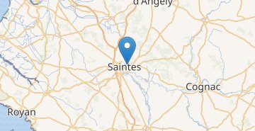 Karte Saintes
