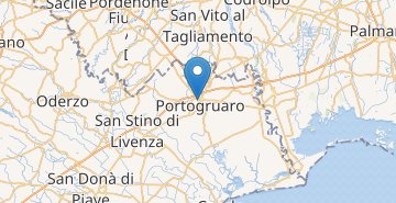Kaart Portogruaro