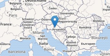 Zemljevid Croatia