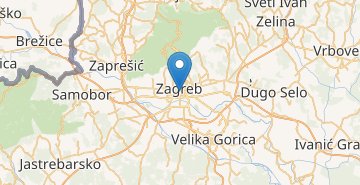 地図 Zagreb