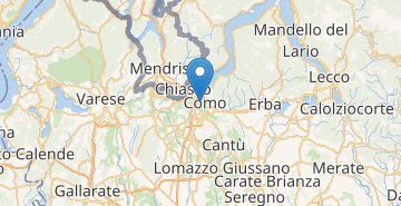 Žemėlapis Como