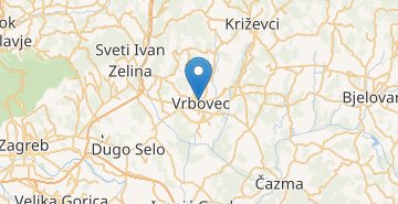 Mapa Vrbovec