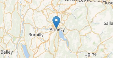 Karte Annecy