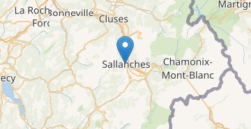 Map Sallanches