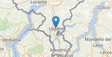 Karta Lugano