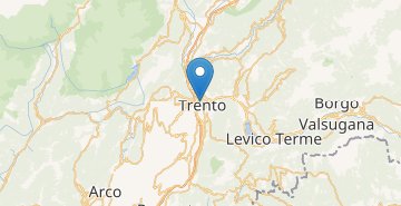 Zemljevid Trento