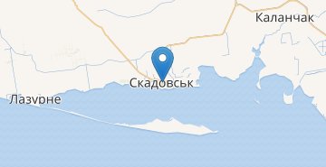 Žemėlapis Skadovsk