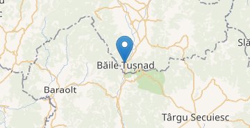 Mapa Beile-Tushnad