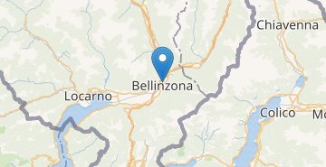 Mapa Bellinzona
