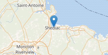 Žemėlapis Shediac