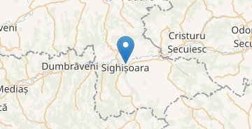 Zemljevid Sighisoara