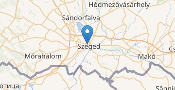 Žemėlapis Szeged