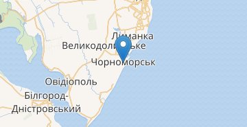 地図 Chornomorsk
