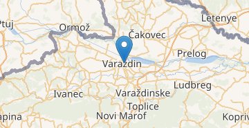 Zemljevid Varaždin