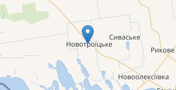 Zemljevid Novotroitske (Khersonska obl.)