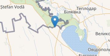 Zemljevid Udobne (Bilgorod-Dnistrovskiy r-n)