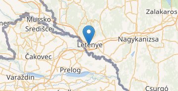 Χάρτης Letenye