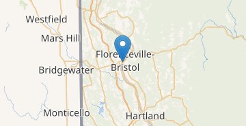 Mapa Florenceville-Bristol