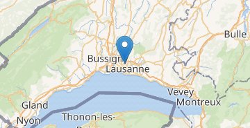 Térkép Lausanne
