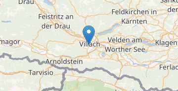 Karte Villach