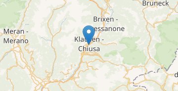 Zemljevid Chiusa