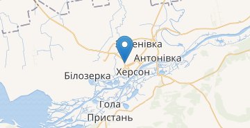 地図 Kherson
