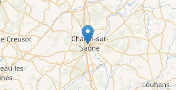 Map Chalon sur Saone