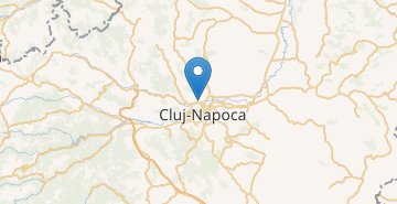 Žemėlapis Cluj-Napoca