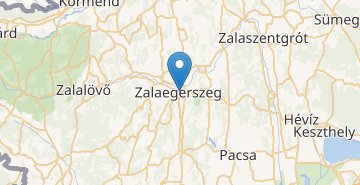 Kaart Zalaegerszeg