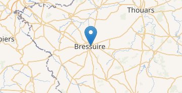 Kaart Bressuire
