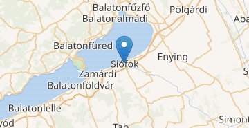 Žemėlapis Siófok