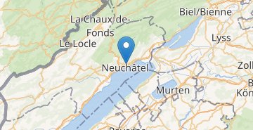Mappa Neuchâtel