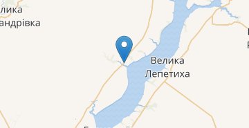 Žemėlapis Dudchany (Khersonska obl.)