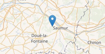 Zemljevid Saumur